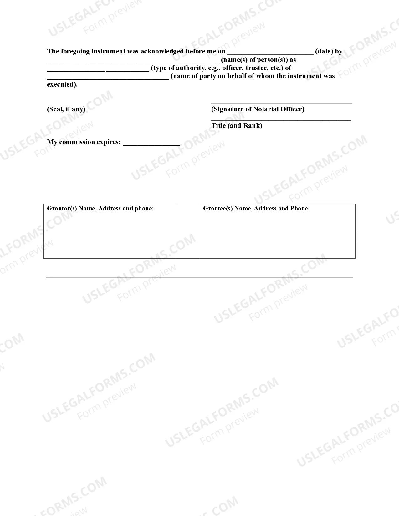 Preview Warranty Deed from Limited Partnership or LLC is the Grantor, or Grantee