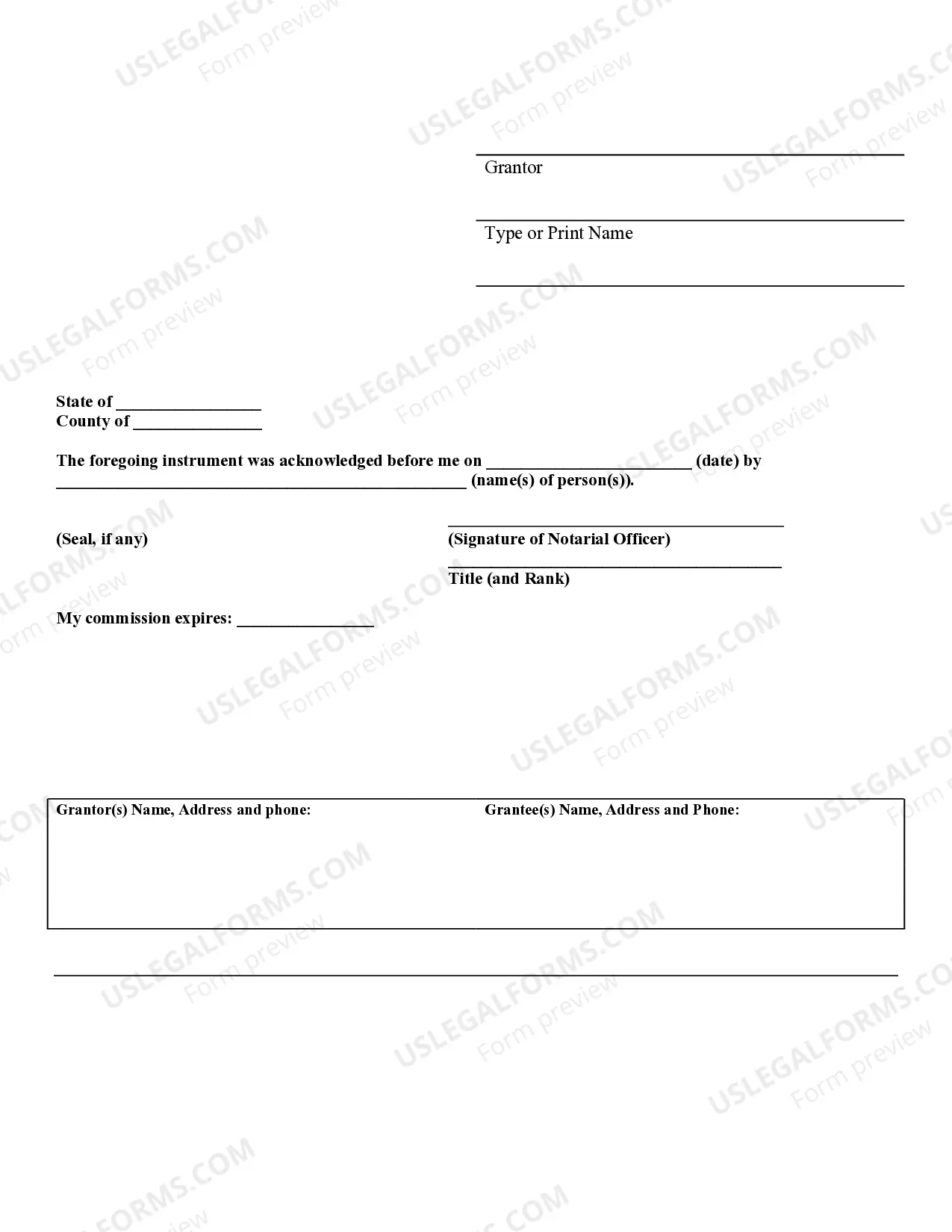 Preview Warranty Deed from Individual to Individuals as Joint Tenants