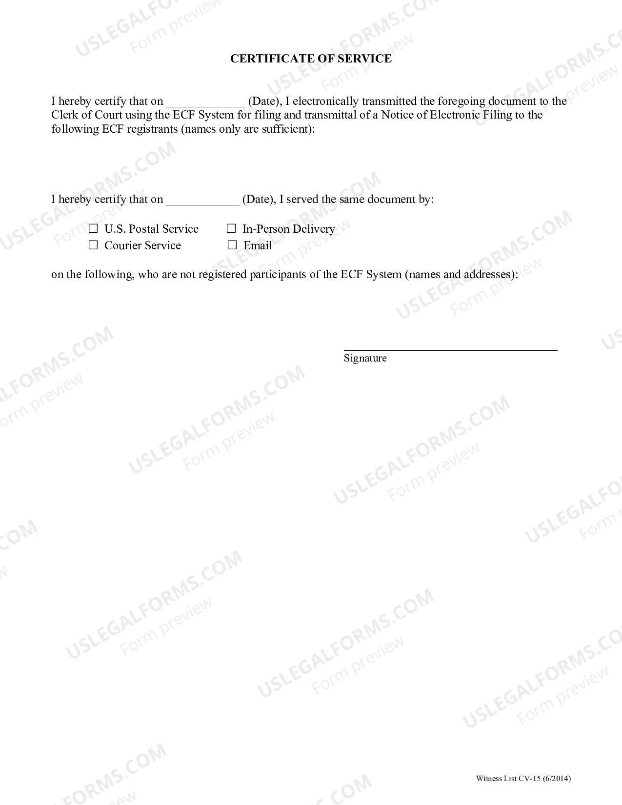 Preview Witness List (CV-15)