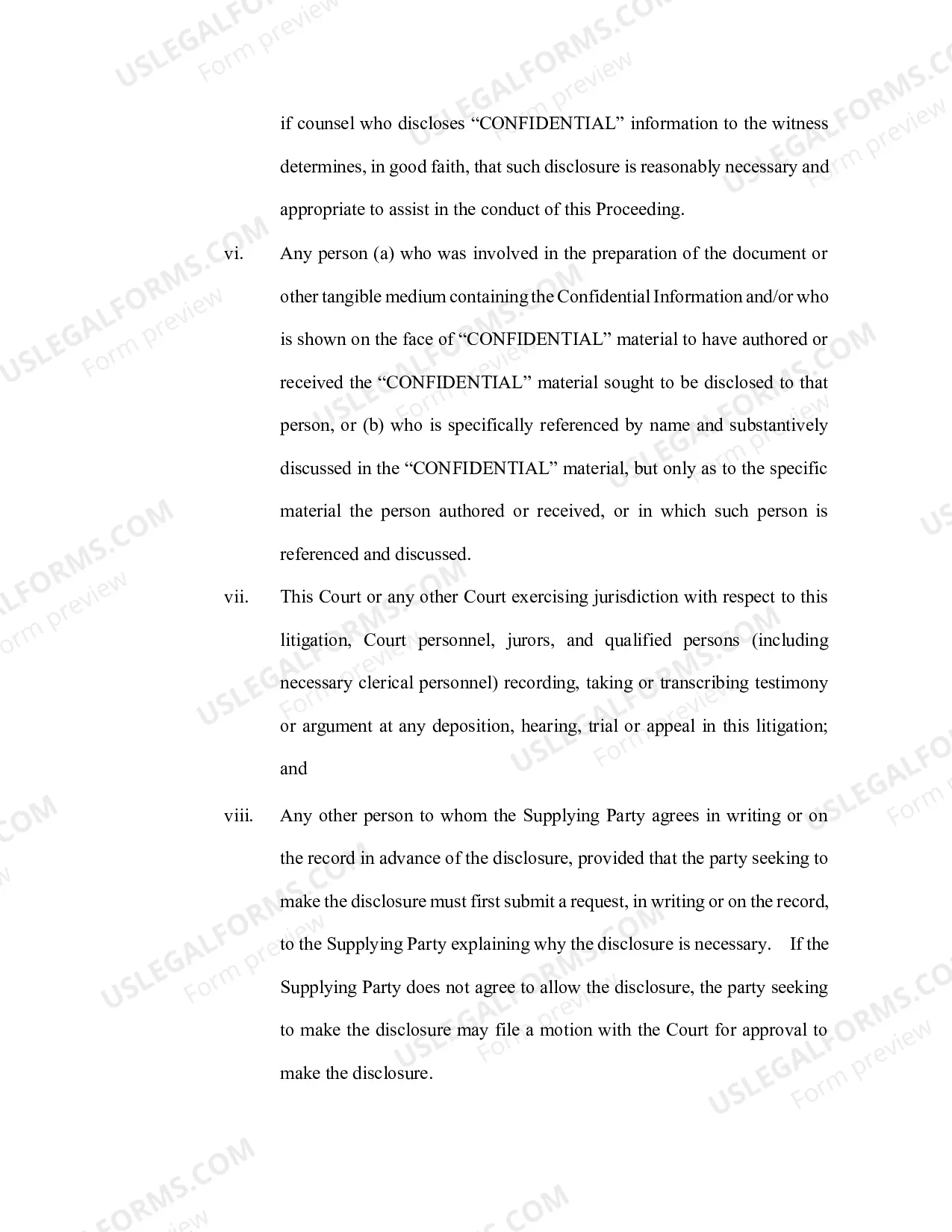 Preview Discovery Protective Order Package with Highly Confidential Language (PDF Version) (CV-29a)