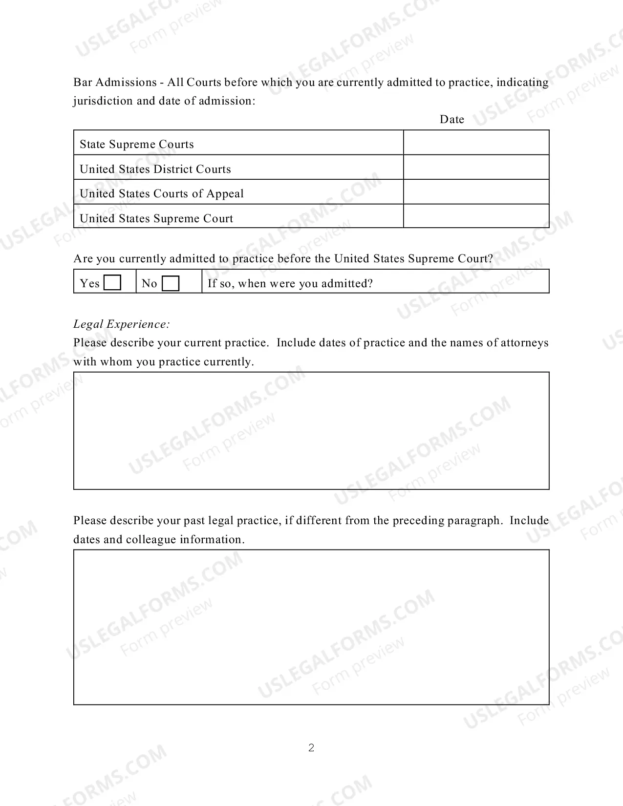 Preview Special Death Penalty Habeas Corpus Panel Application