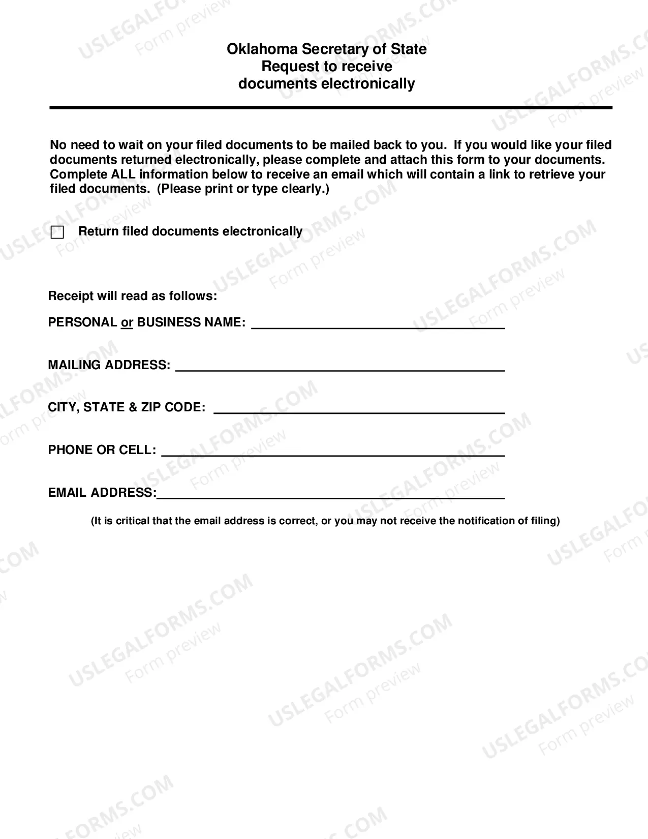Preview Certificate of Dissolution (profit)