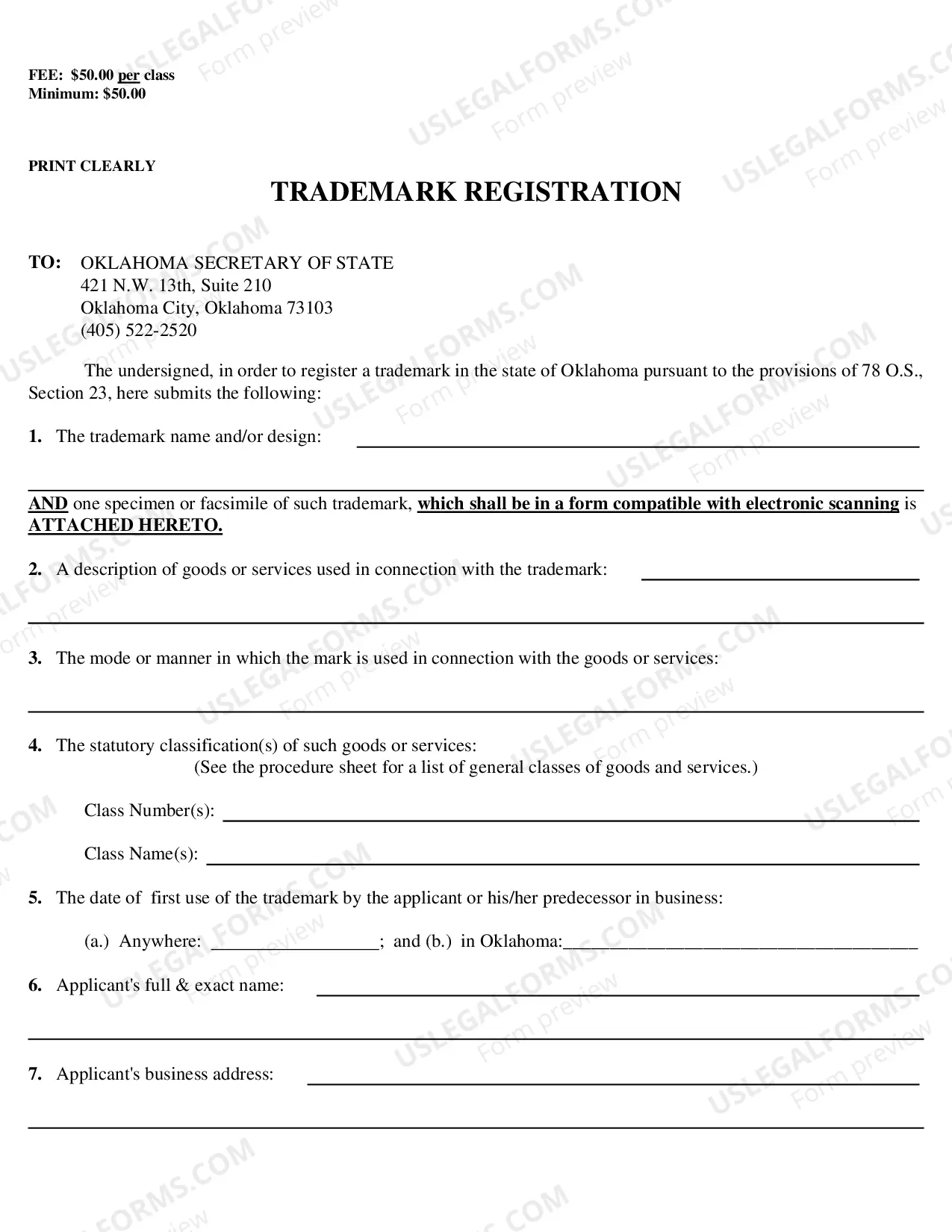 Preview Trademark Registration Forms and Procedures
