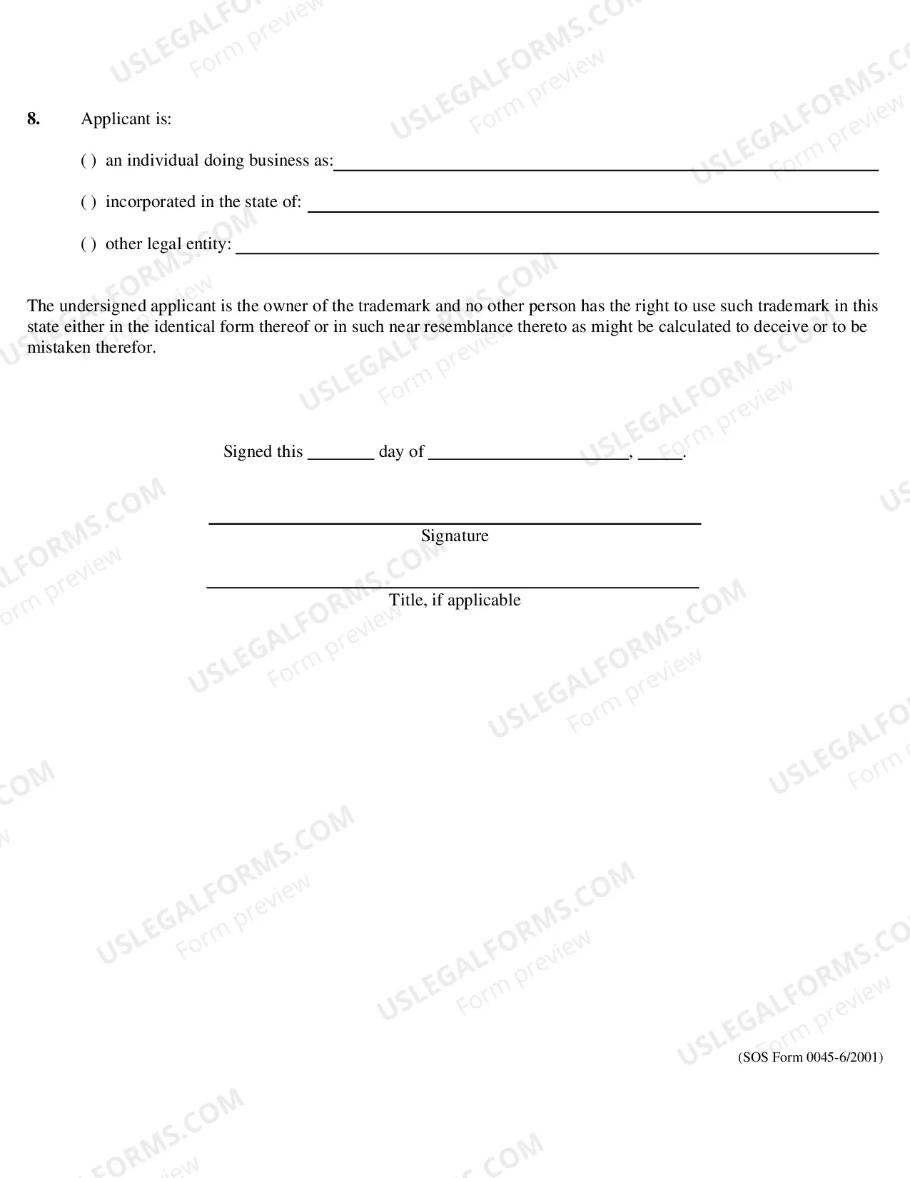 Preview Trademark Registration Forms and Procedures
