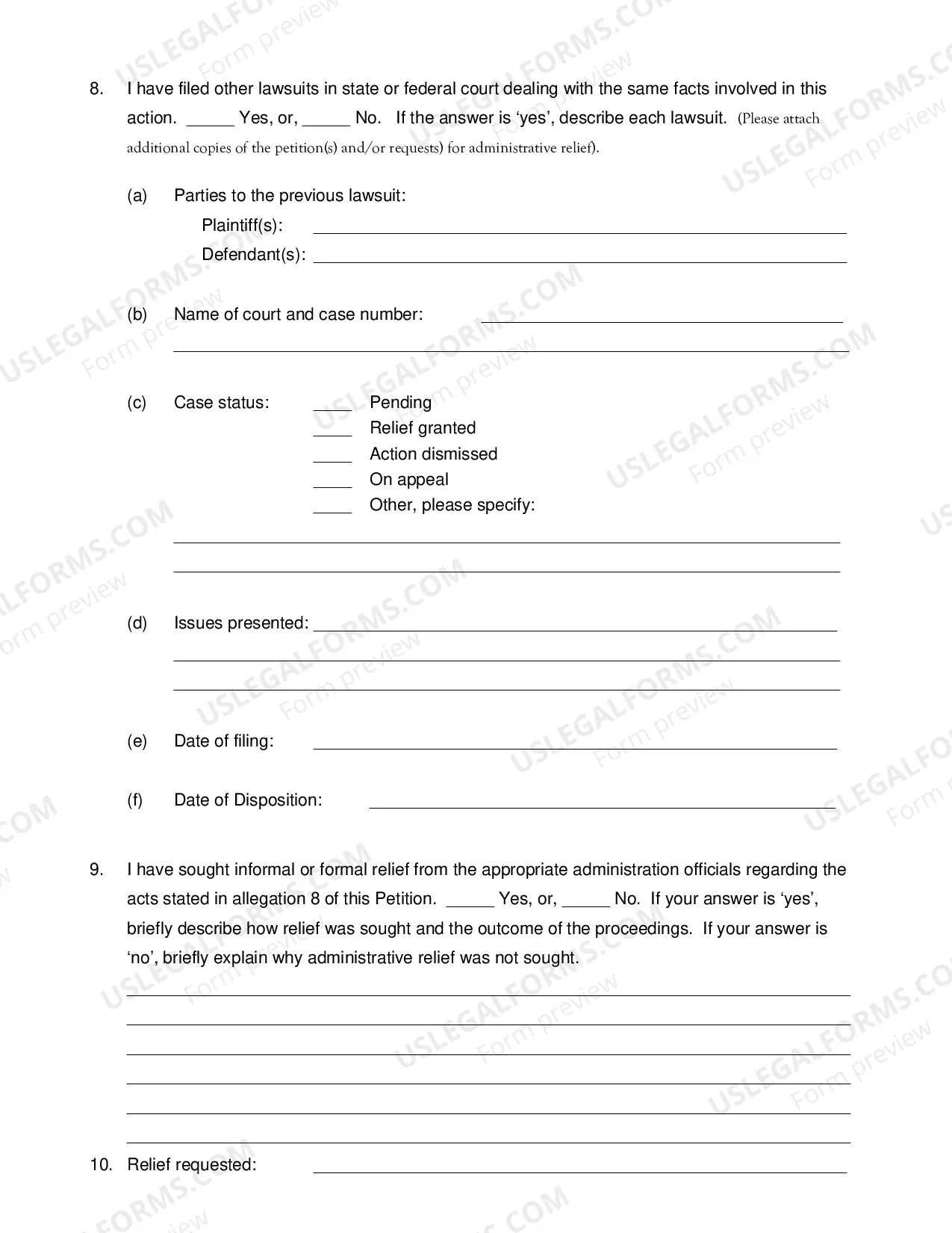 Preview Petition
