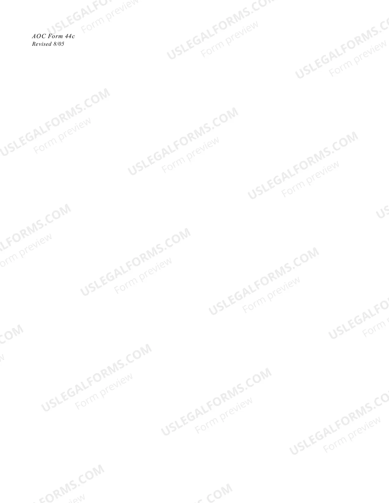Preview Notice by Publication