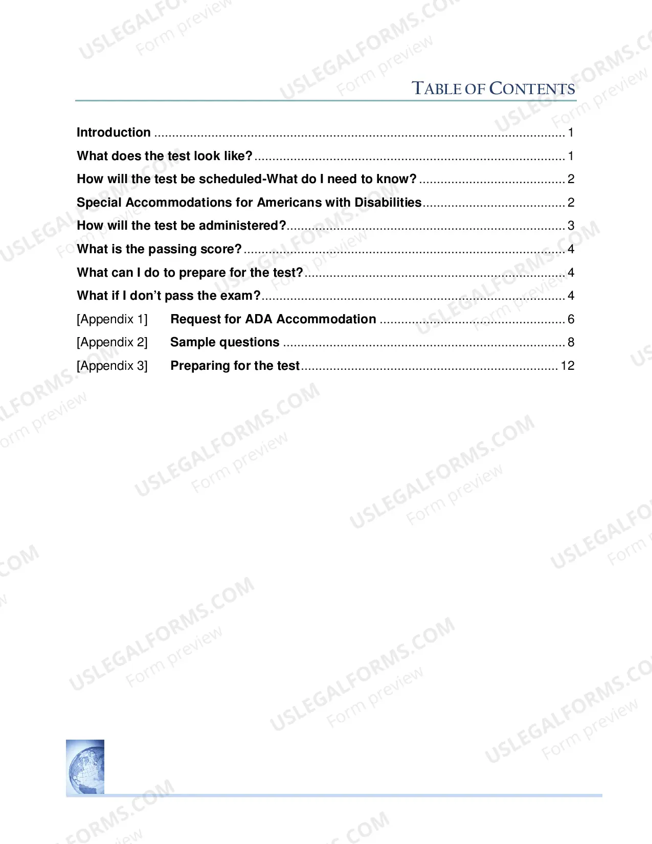 Preview Written Exam Overview