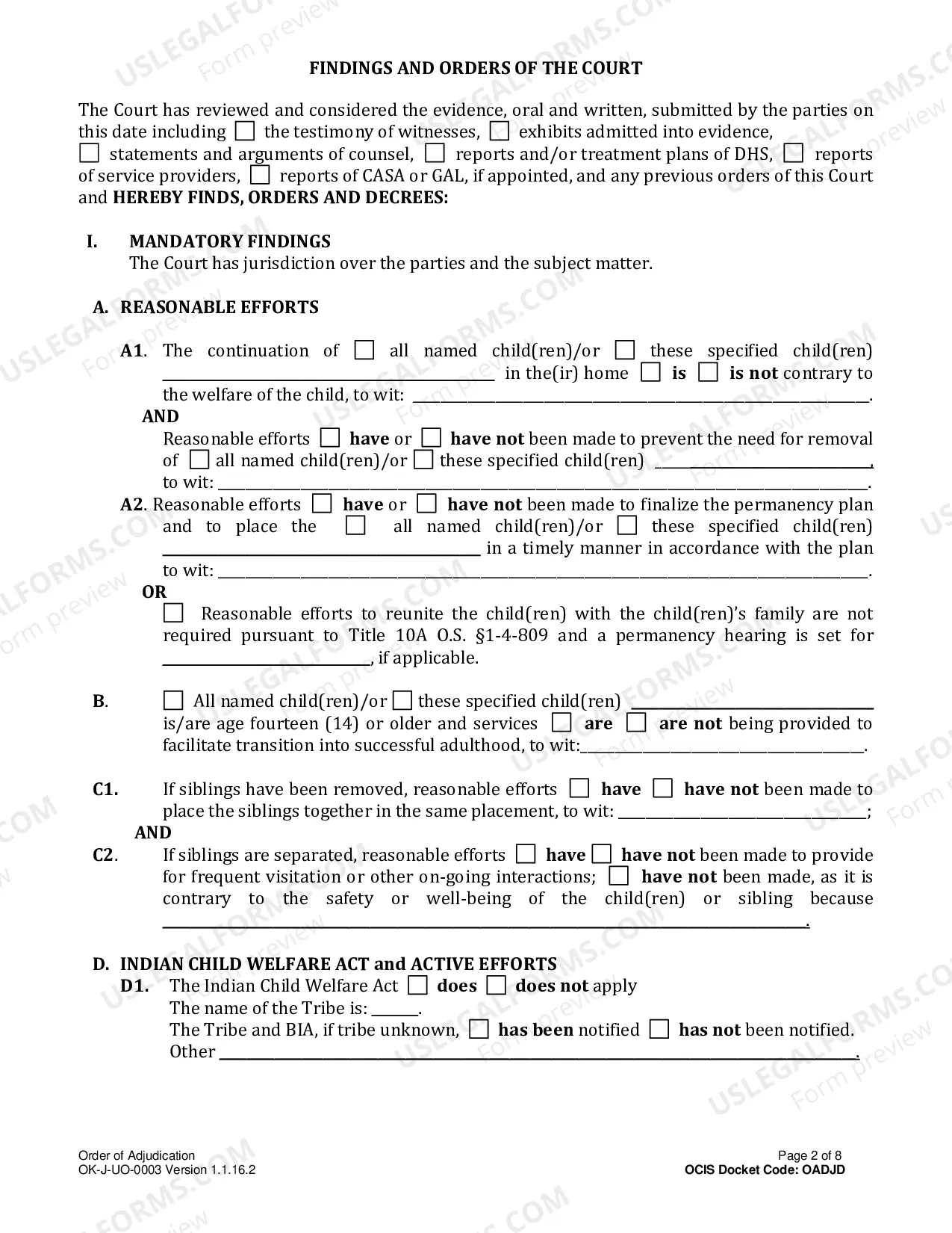 Preview Adjudication Order