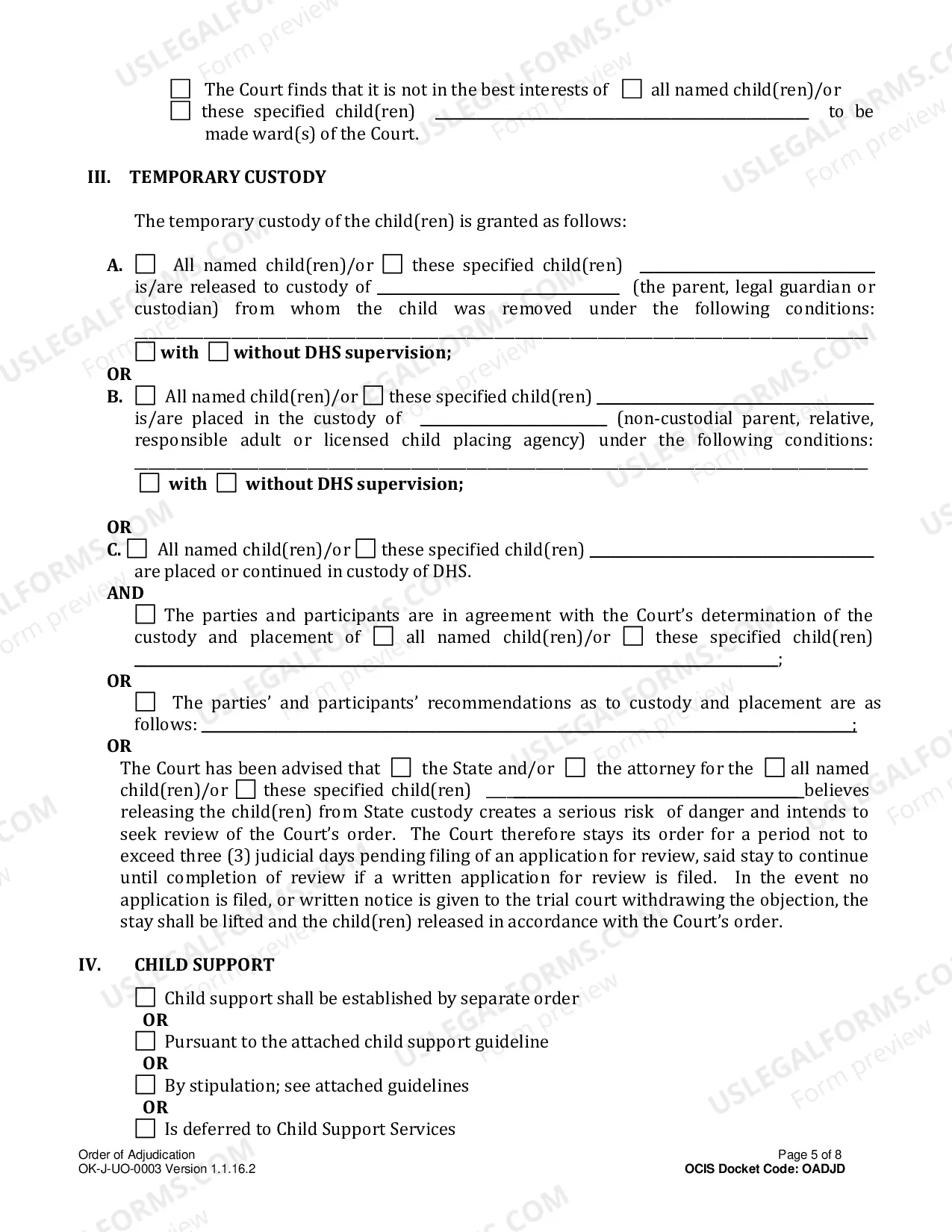 Preview Adjudication Order