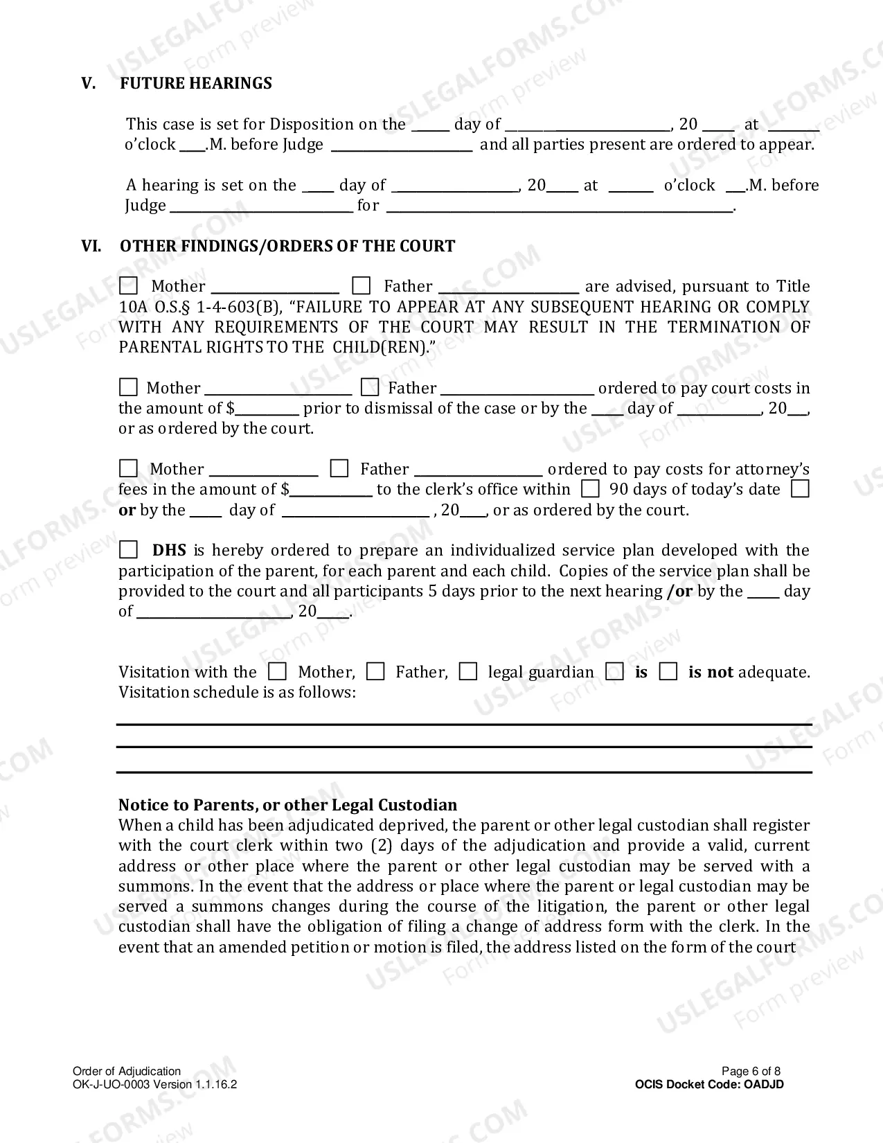 Preview Adjudication Order