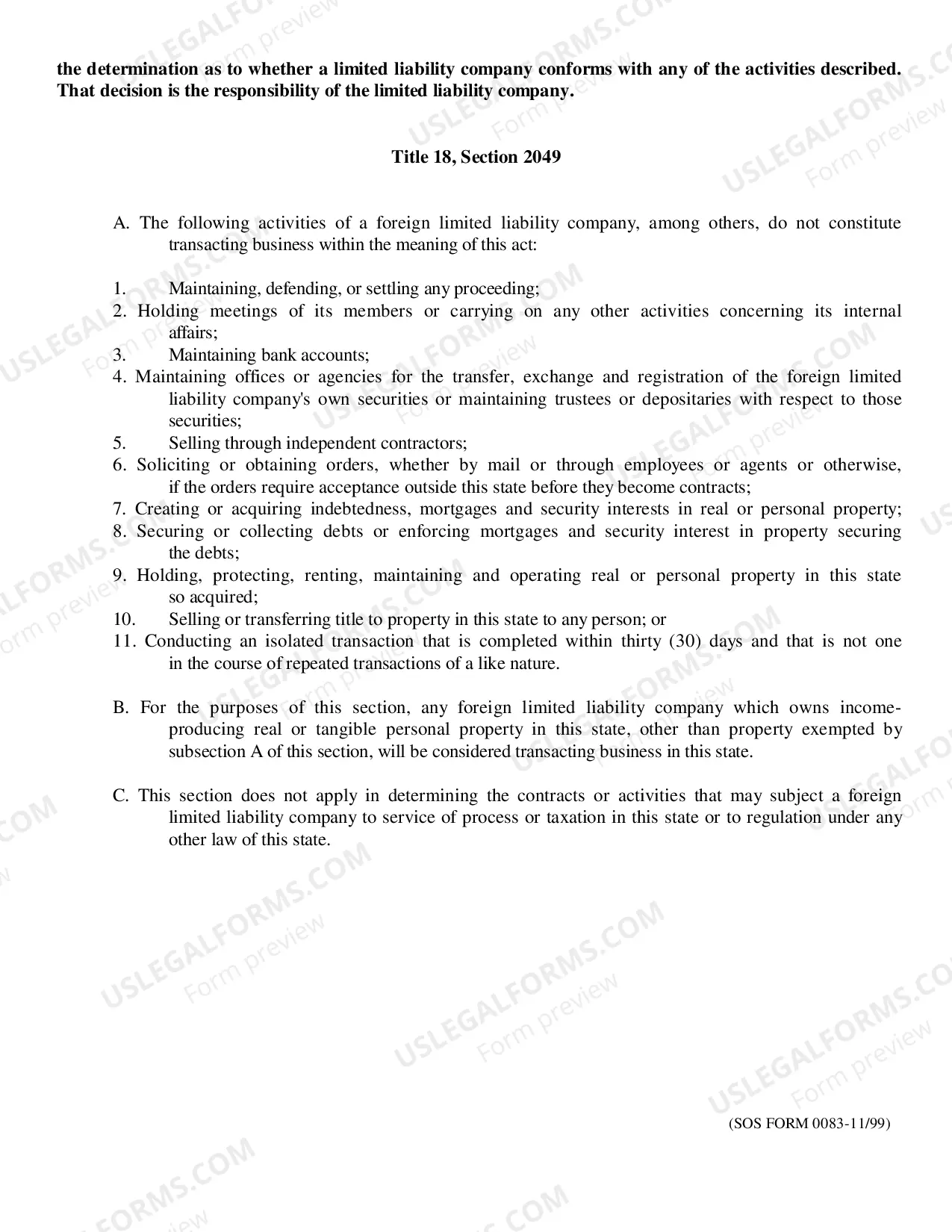 Preview Procedures for Completing Application for Registration of a Foreign Limited Liability Company and Application for Registration of a Foreign Limited Liability Company