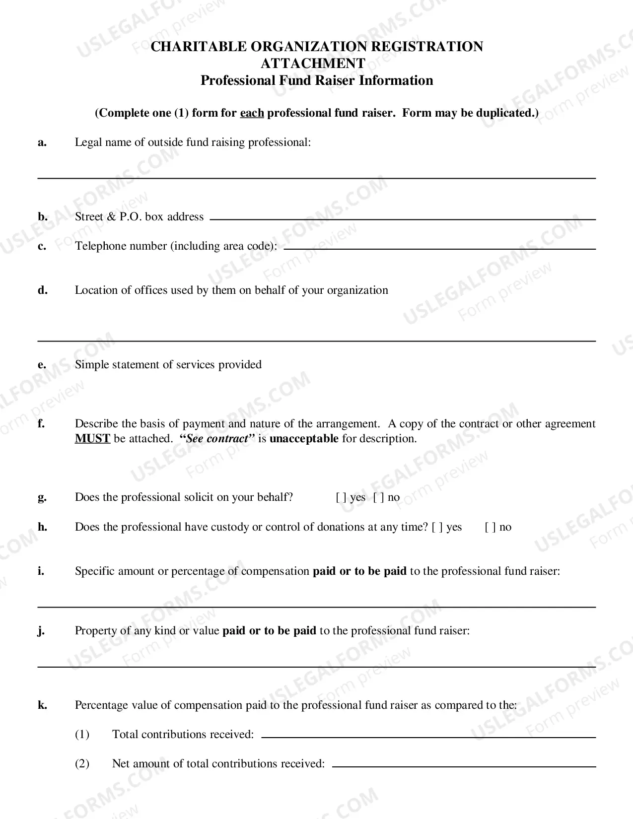 Preview Charitable Organization Registration in Oklahoma Information and Instructions