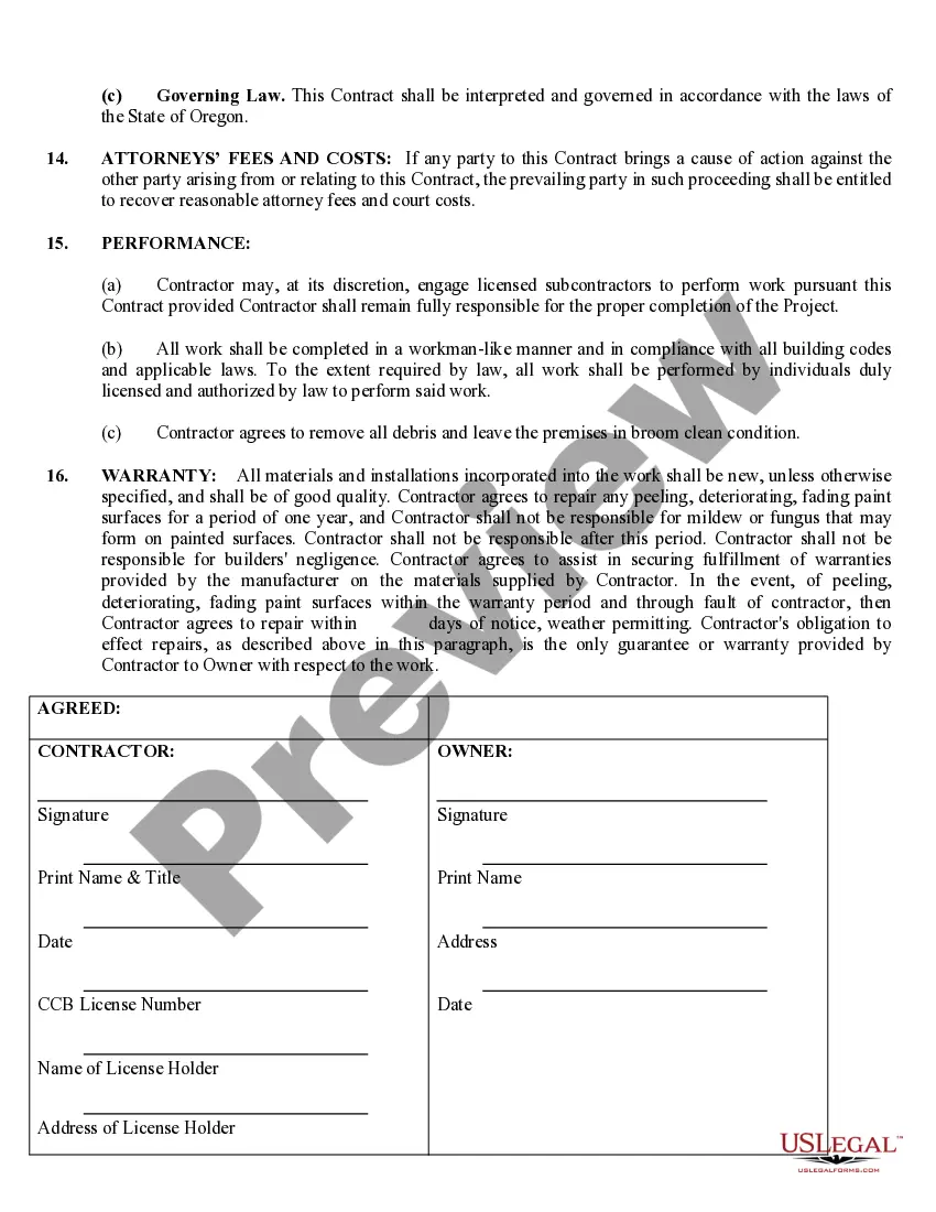 Get Painting Contract for Contractor Preview Painting Contract for Contractor