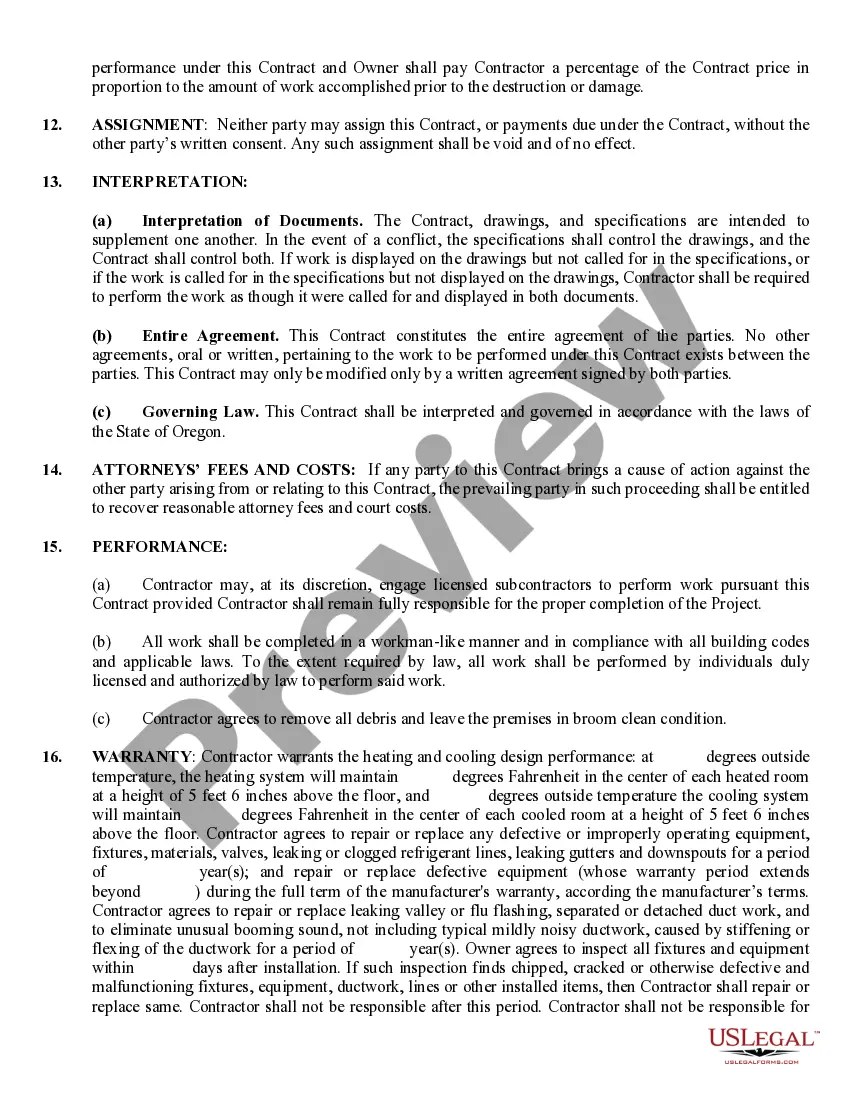 Get HVAC Contract for Contractor Preview HVAC Contract for Contractor