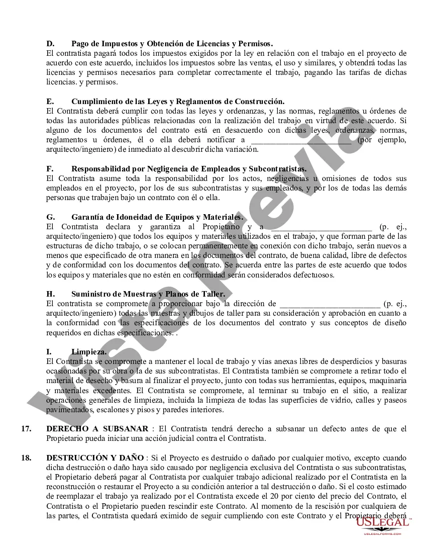 Preview Contrato Comercial para Contratista