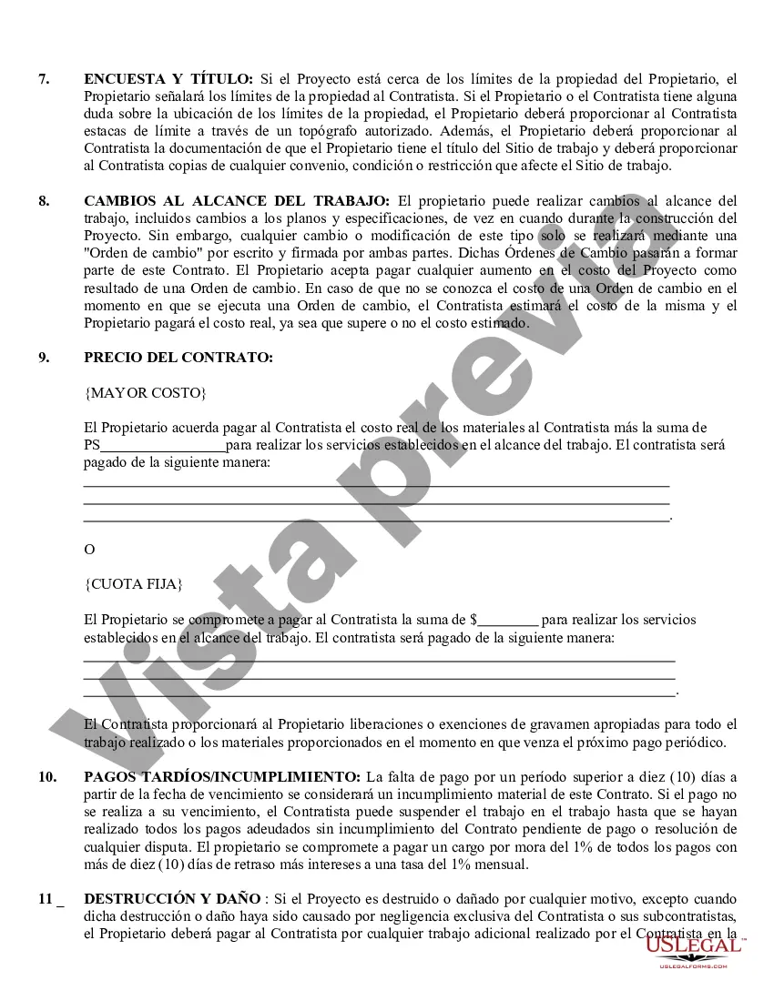 Preview Contrato de Seguridad para Contratista