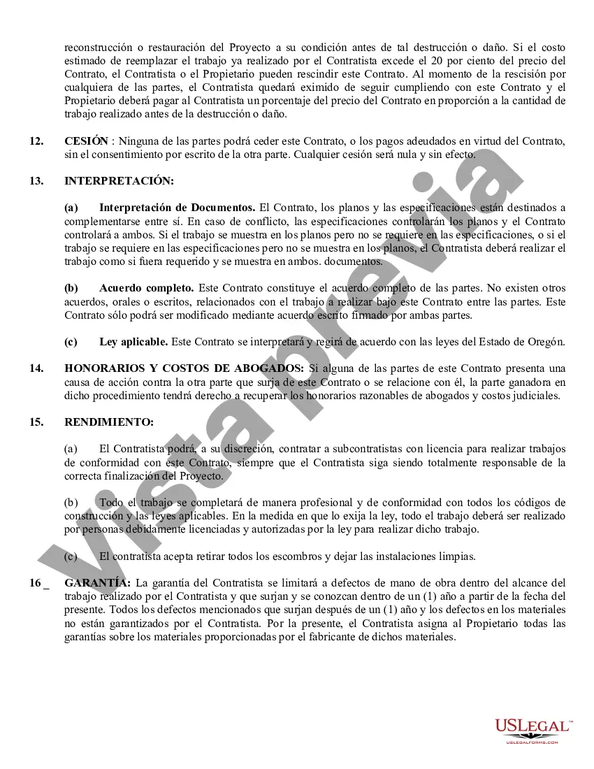 Preview Contrato de Seguridad para Contratista