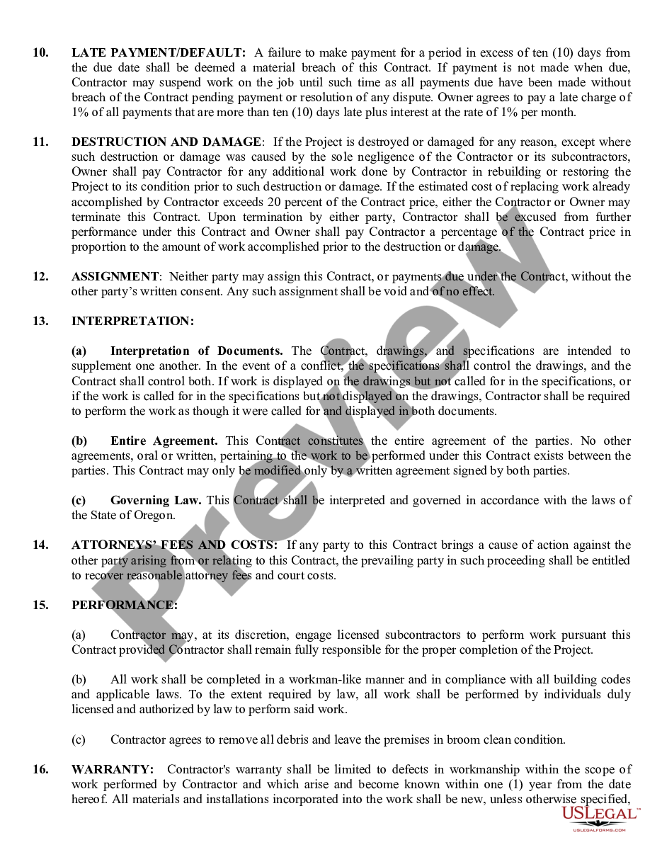 page 2 Insulation Contract for Contractor preview