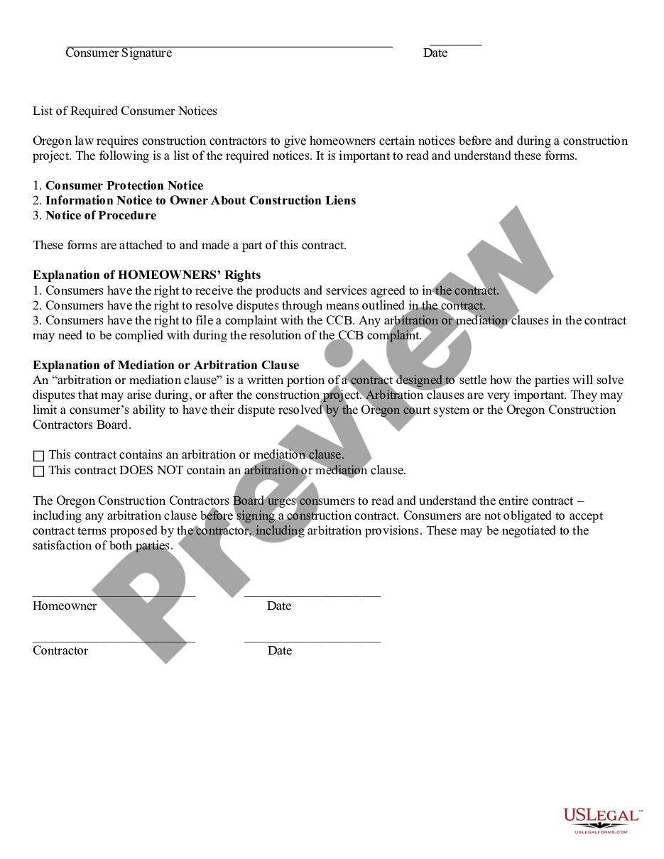 page 5 Site Work Contract for Contractor preview