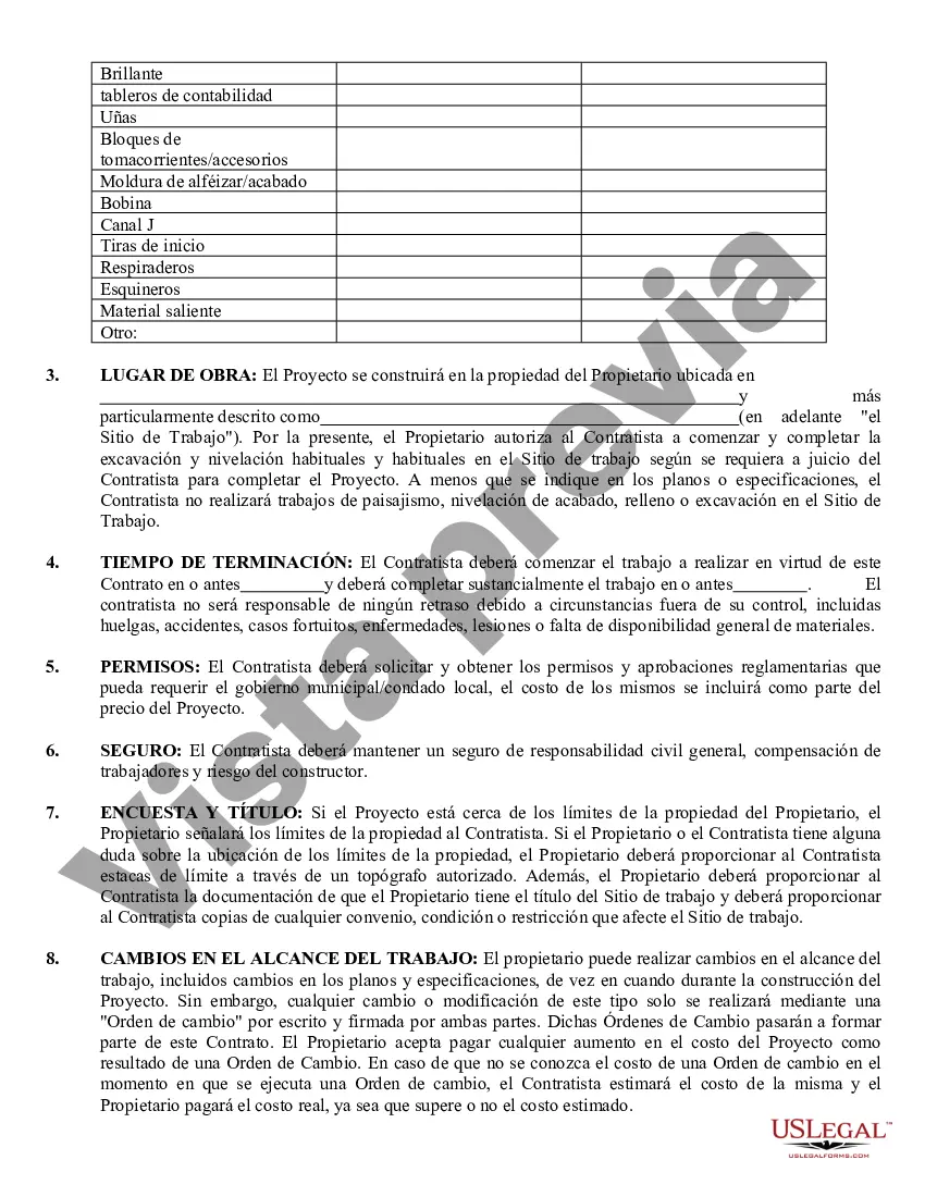 Preview Contrato de revestimiento para contratista