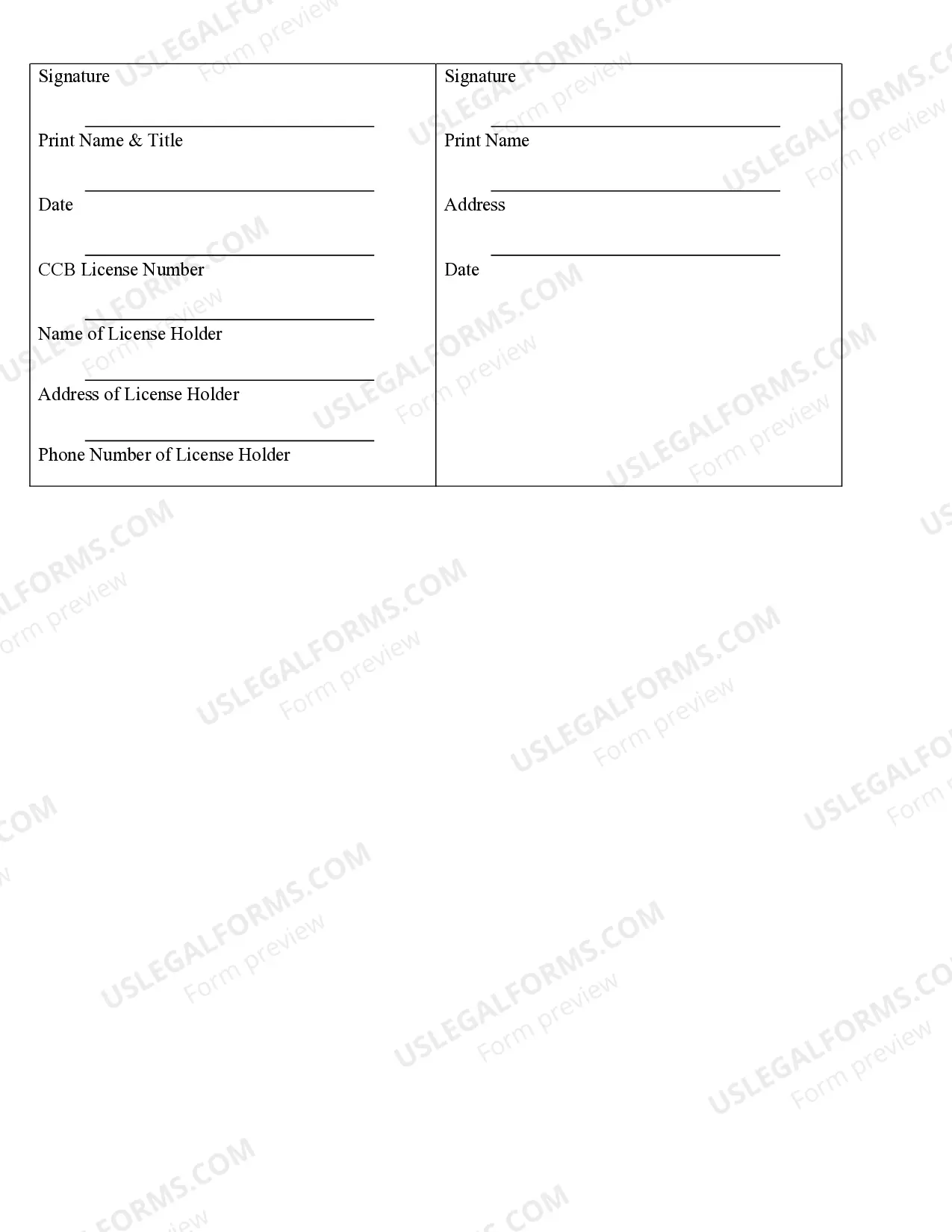 Preview Refrigeration Contract for Contractor