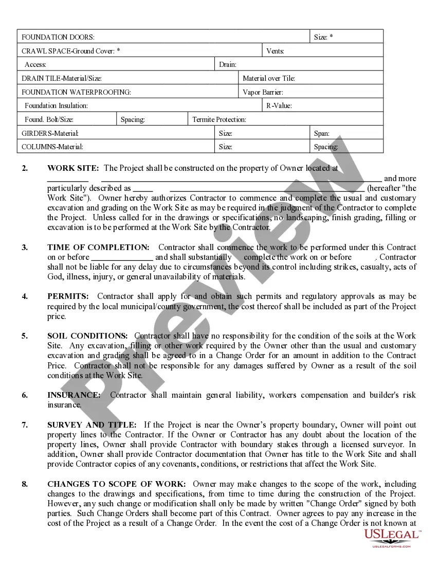 Get Foundation Contract for Contractor Preview Foundation Contract for Contractor