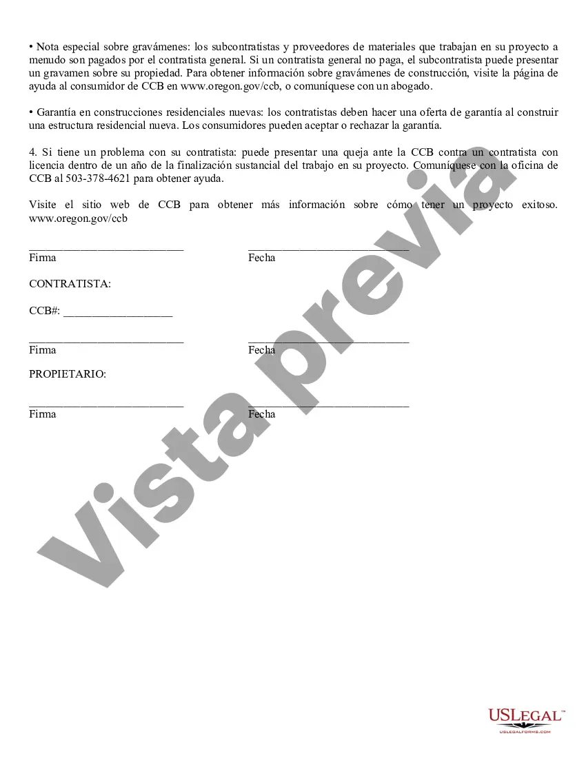 Preview Contrato de plomería para contratista