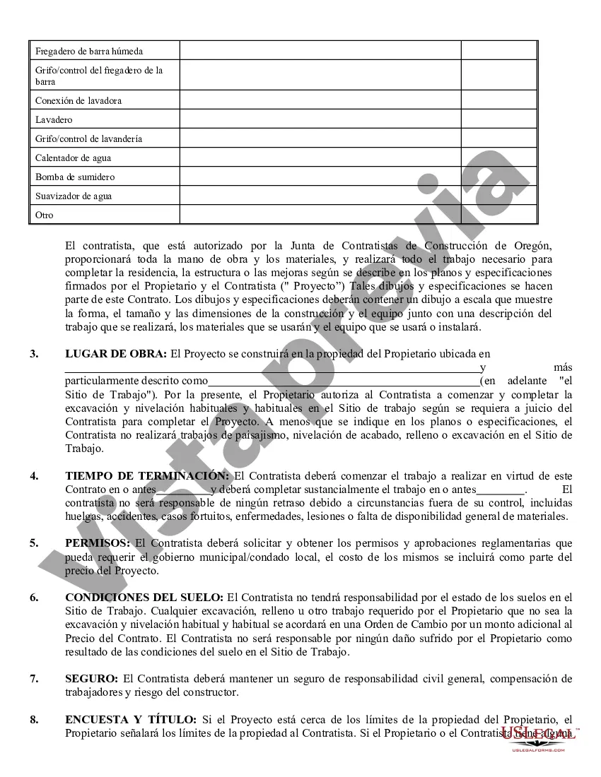 Preview Contrato de plomería para contratista