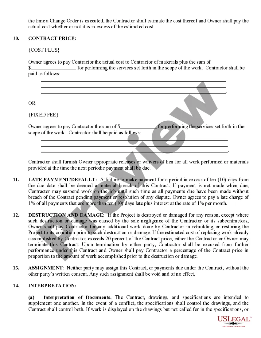 Get Plumbing Contract for Contractor Preview Plumbing Contract for Contractor