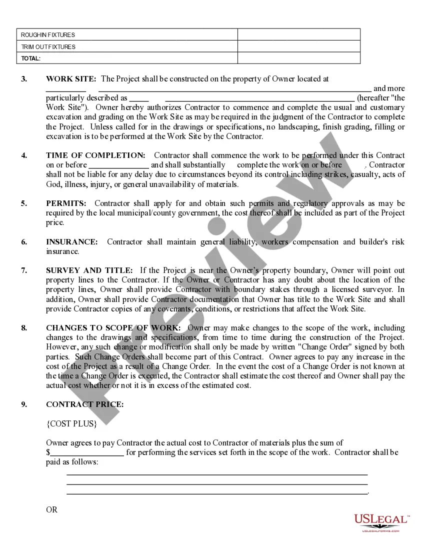 Preview Electrical Contract for Contractor