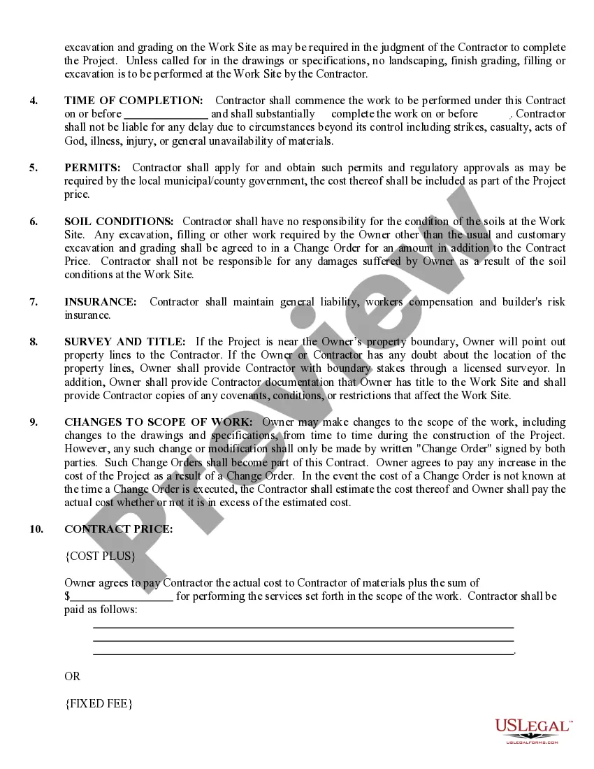 Preview Flooring Contract for Contractor