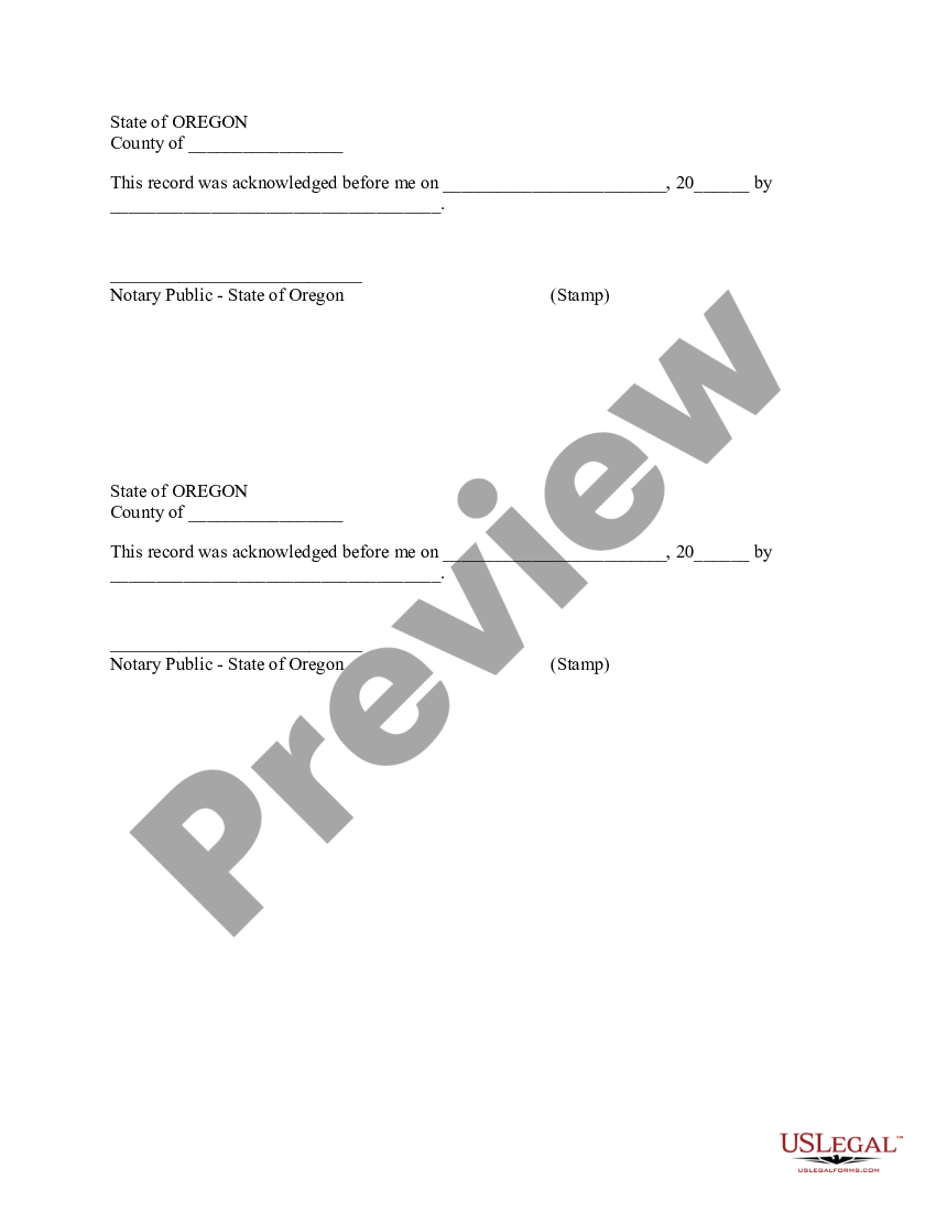 page 1 Notice of Assignment of Contract for Deed preview