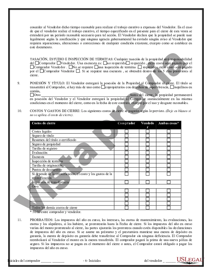 Preview Contrato de Compraventa de Bienes Inmuebles sin Corredor para Acuerdo de Venta de Casa Residencial