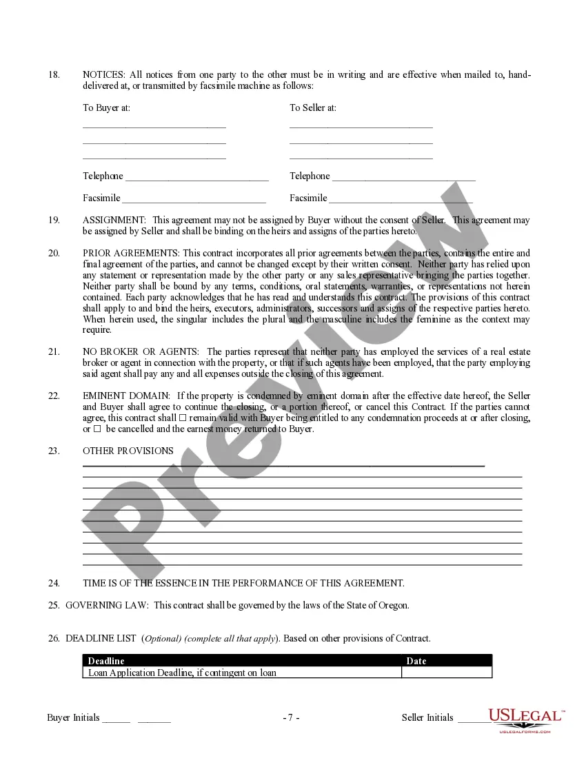 Preview Contract for Sale and Purchase of Real Estate with No Broker for Residential Home Sale Agreement