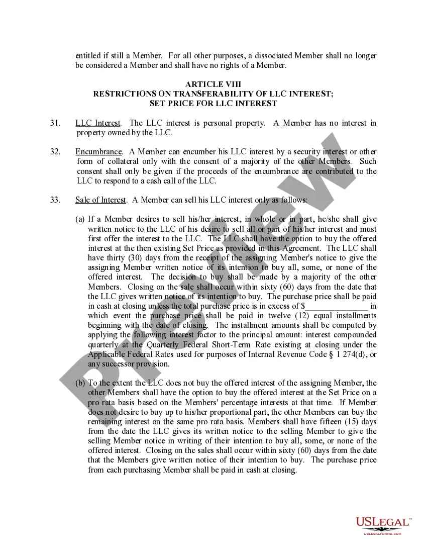 Get Limited Liability Company LLC Operating Agreement Preview Limited Liability Company LLC Operating Agreement