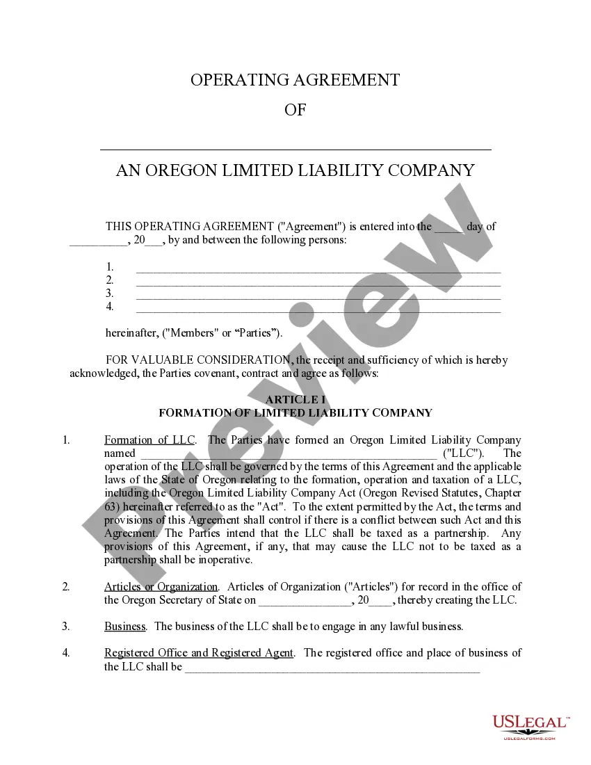 Get Limited Liability Company LLC Operating Agreement Preview Limited Liability Company LLC Operating Agreement