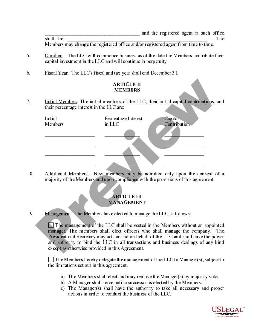 Get Limited Liability Company LLC Operating Agreement Preview Limited Liability Company LLC Operating Agreement