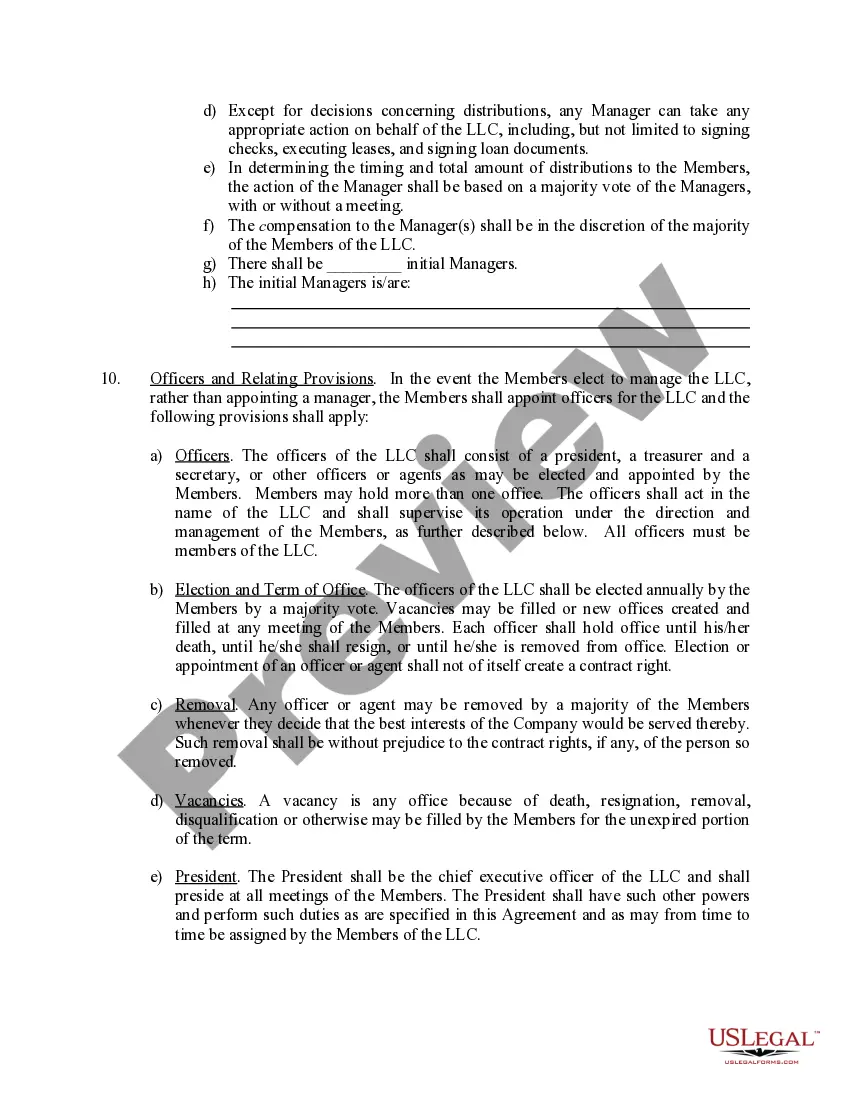 Get Limited Liability Company LLC Operating Agreement Preview Limited Liability Company LLC Operating Agreement