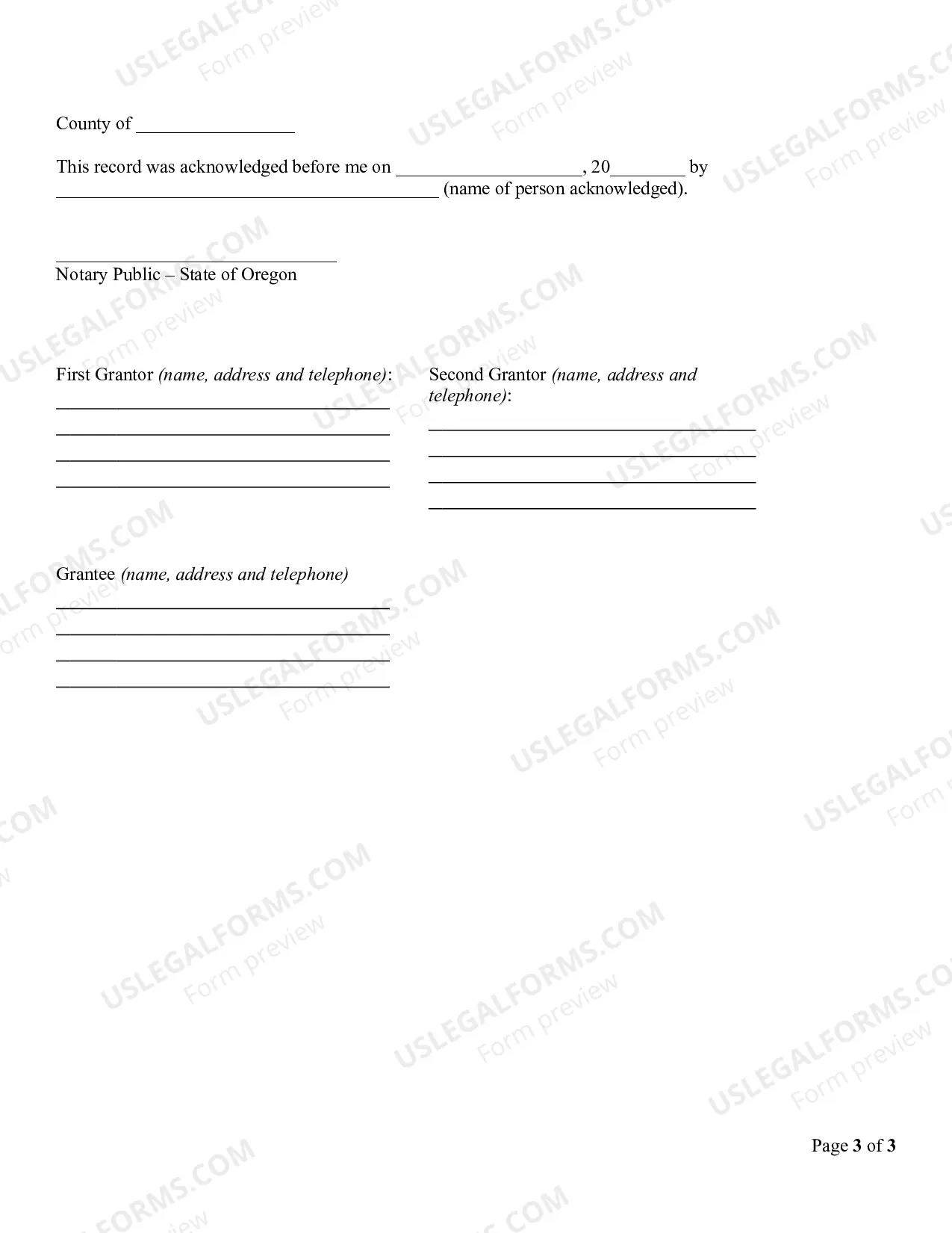 Preview Warranty Deed from Individual to Husband and Wife