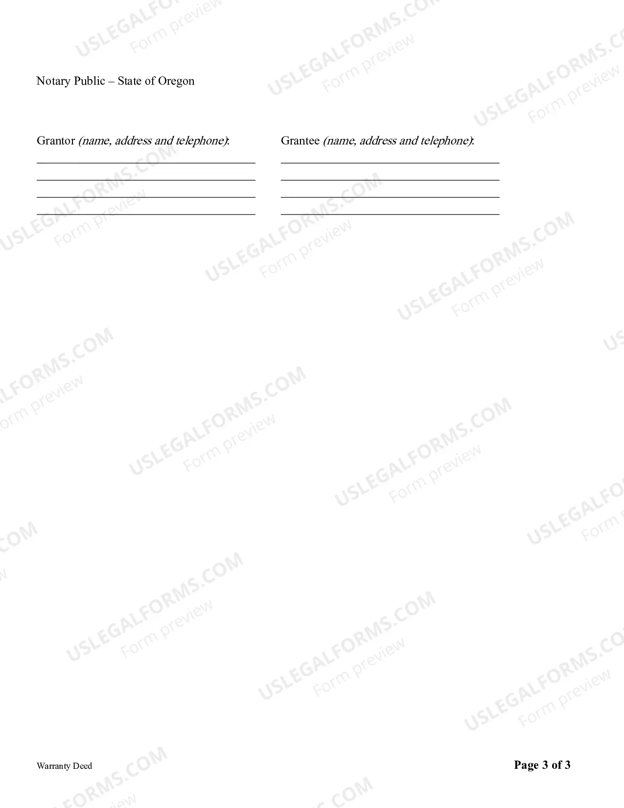 Preview Warranty Deed from Corporation to Corporation
