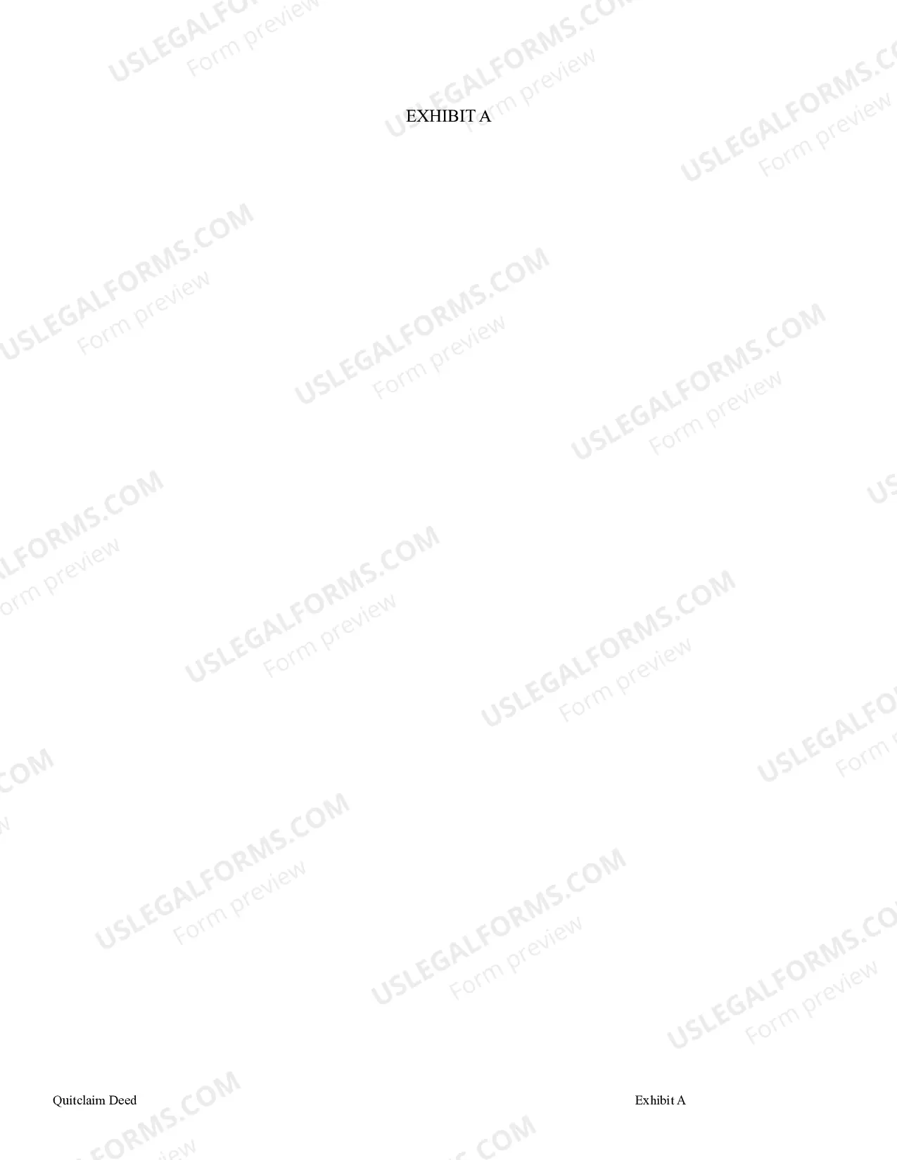 Preview Quitclaim Deed from Husband to Himself and Wife