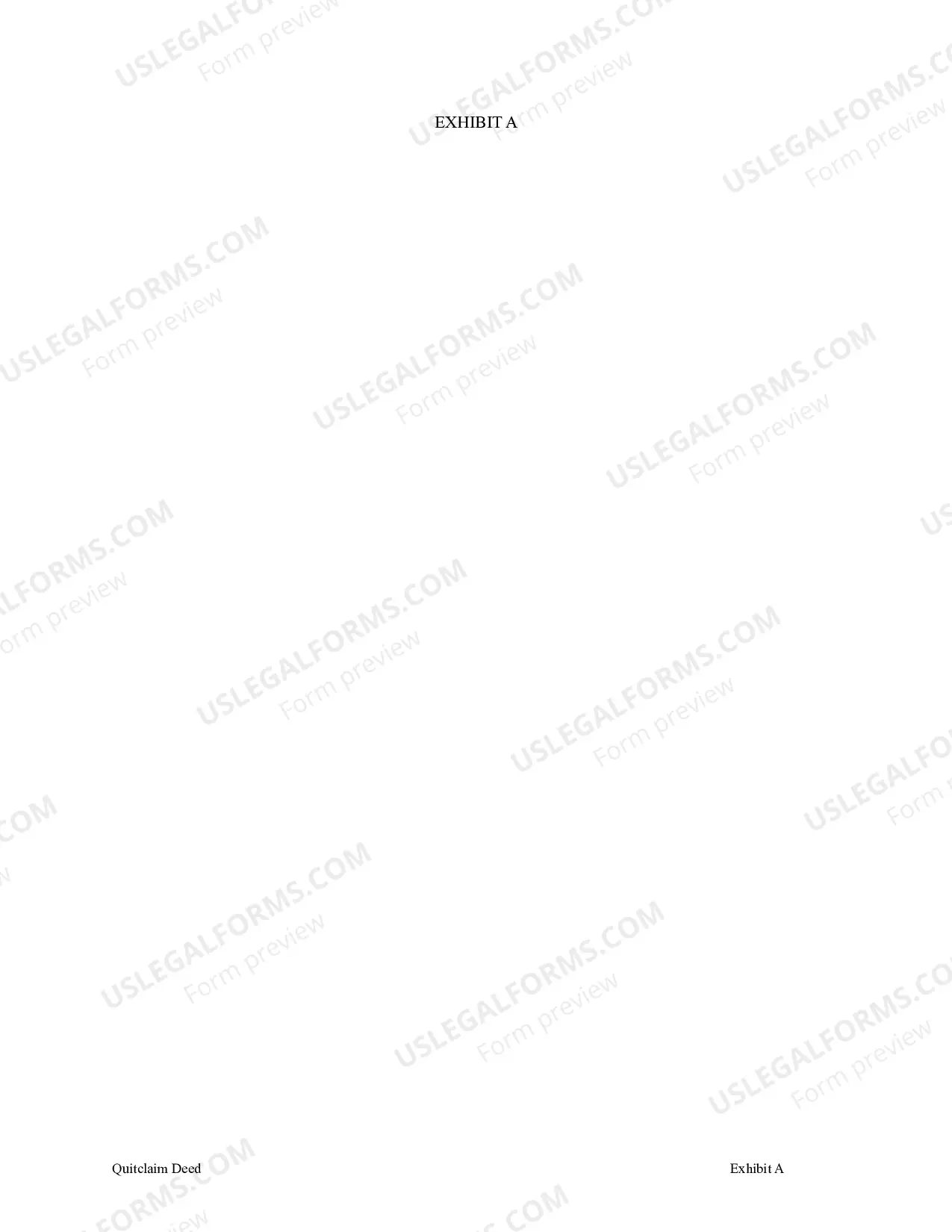 Preview Quitclaim Deed from Husband and Wife to Husband and Wife