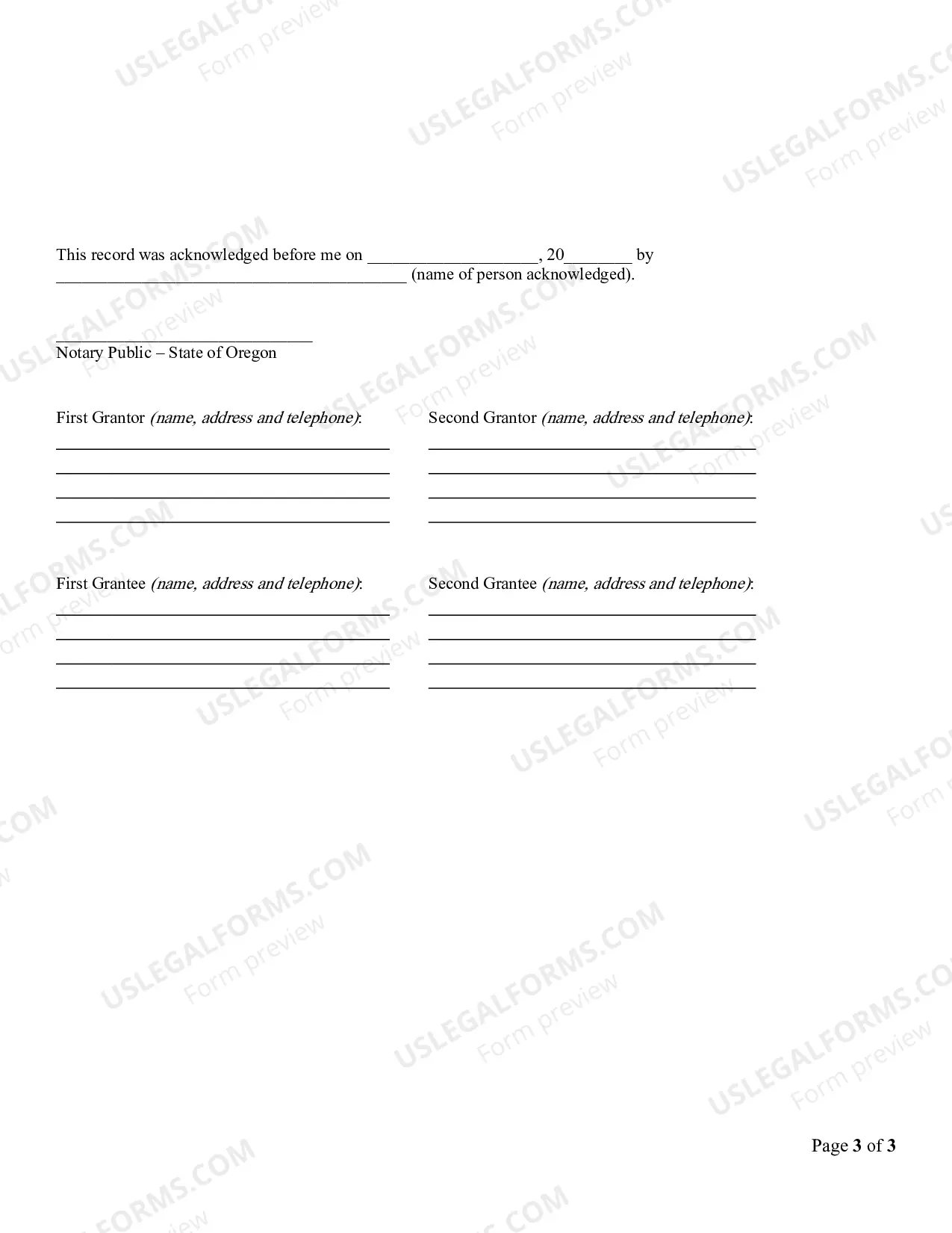 Preview Warranty Deed from Husband and Wife to Husband and Wife