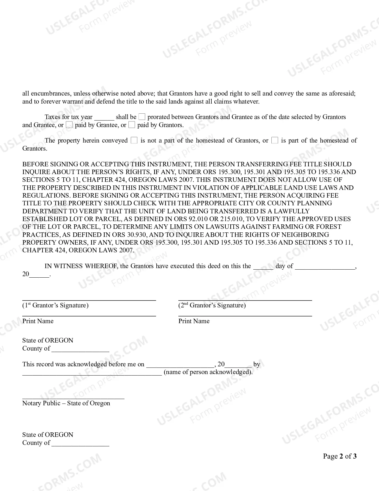 Preview Warranty Deed from Husband and Wife to an Individual