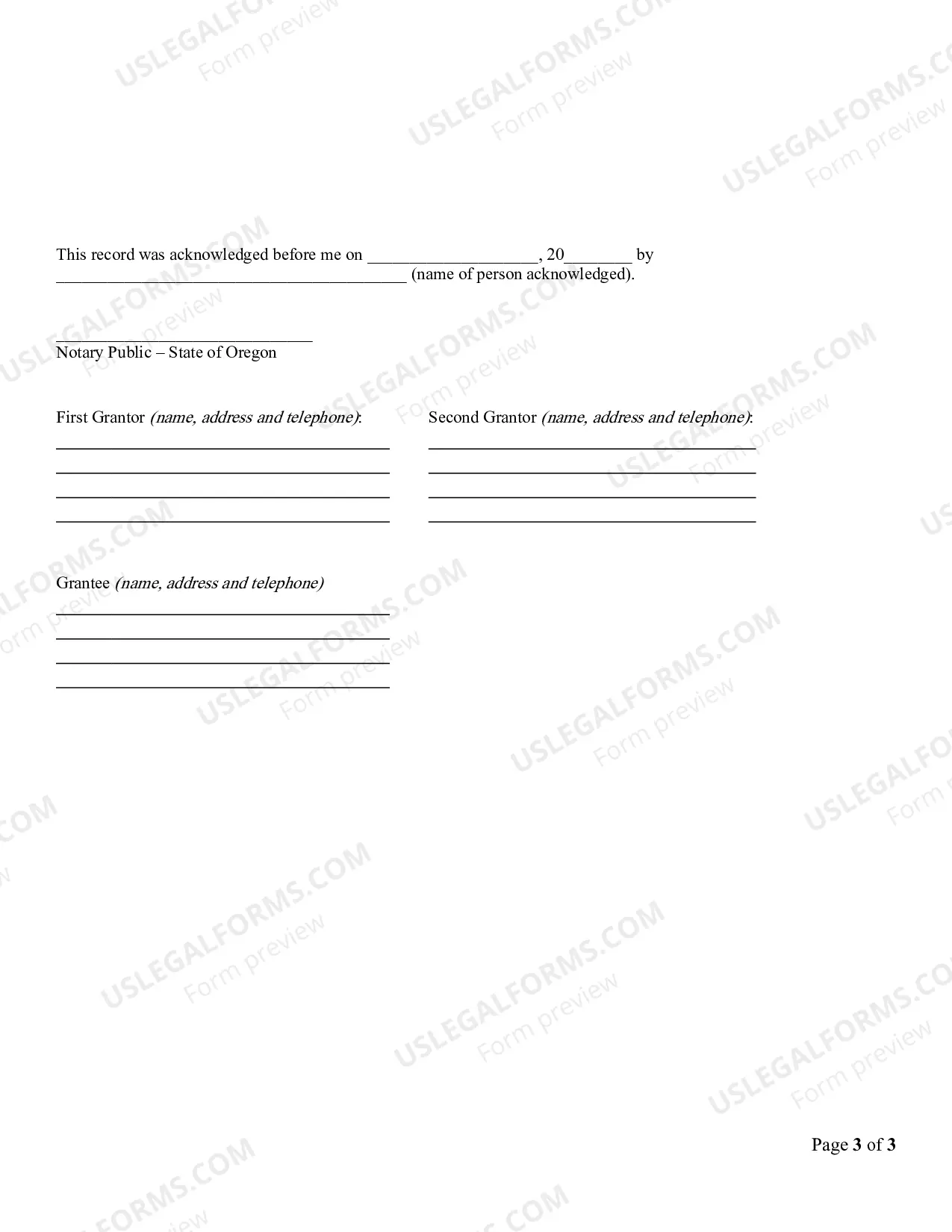 Preview Warranty Deed from Husband and Wife to an Individual