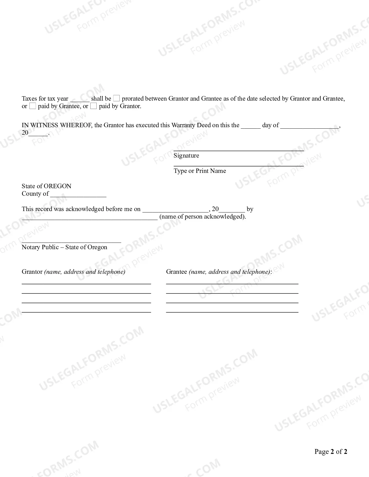 Preview Warranty Deed from Individual to Individual