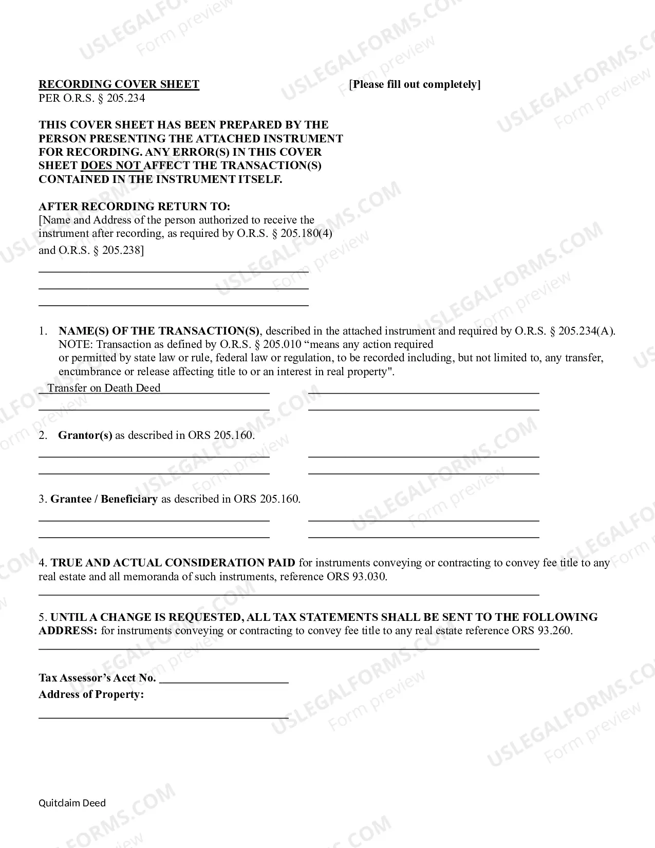 Preview Quitclaim Deed - Husband and Wife to Husband, Wife and an Individual