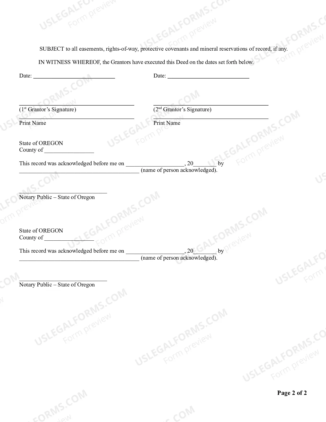 Preview Quitclaim Deed - Husband and Wife to Husband, Wife and an Individual