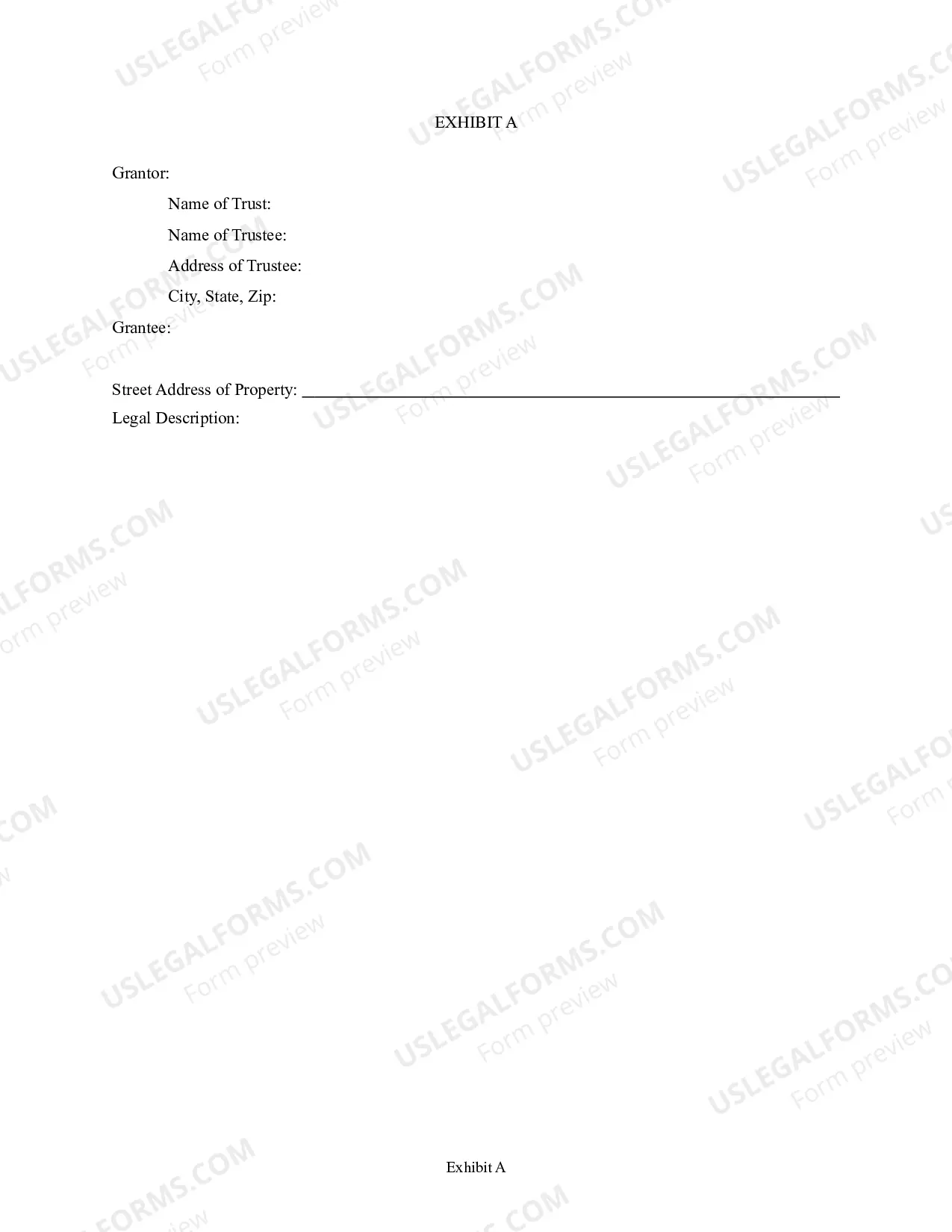 Preview Grant Deed from a Trust to an Individual