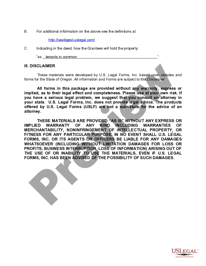 Preview Quitclaim Deed from an Individual to a Husband, Wife, and an Individual